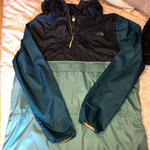 Never worn North Face windbreaker